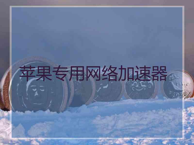 苹果专用网络加速器